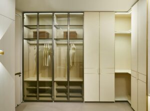 Luxury Glass Panel Closet