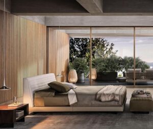 Modern & Luxury Upholstered Bed with Bench (2)